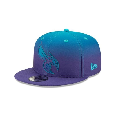 Sapca New Era Charlotte Hornets NBA Back Half 9FIFTY Snapback - Albastri